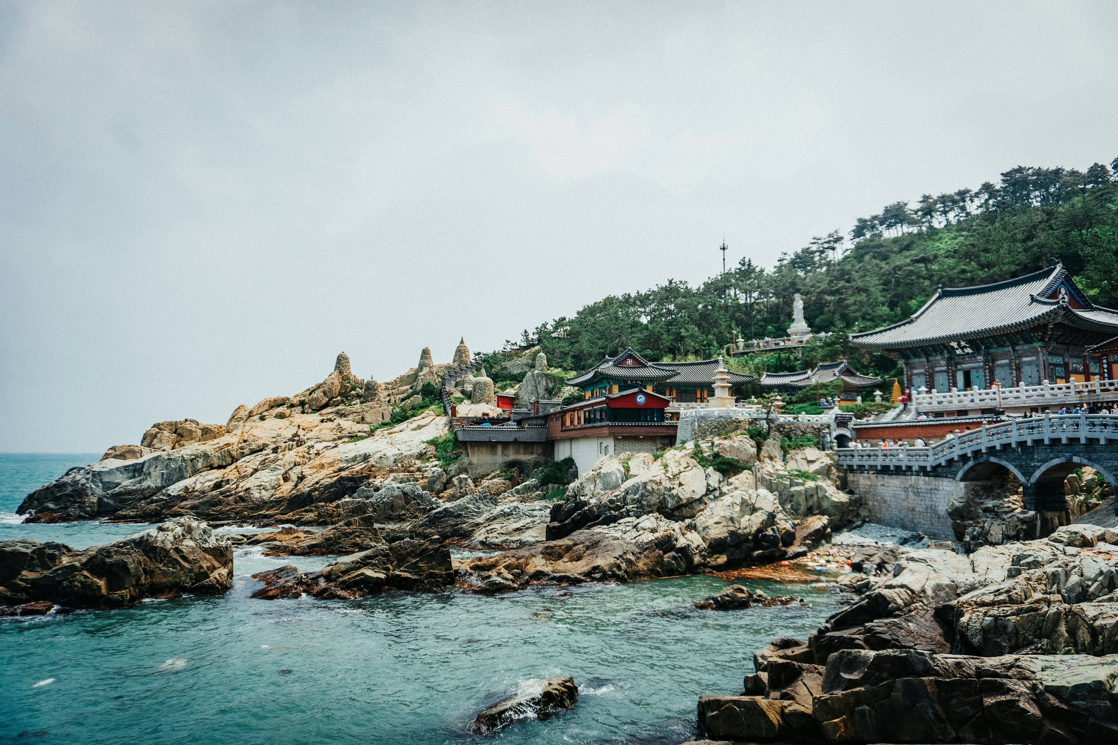 Busan coastal city and multi-city KTX express rail destination